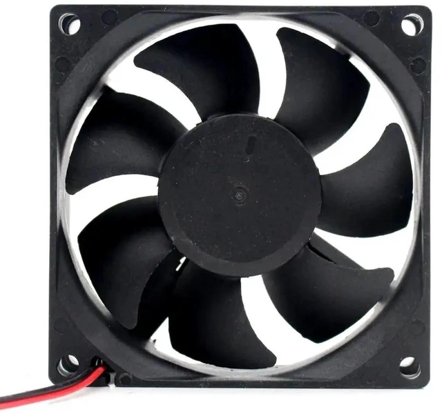 Main image of 80x80x25mm DC18V 2Wire Sleeve Bearing Axial Cooling Fan, 80mm Replacement Fan for Barbecue Grills and Other DC 18V Electronic Equipment Heat Dissipation