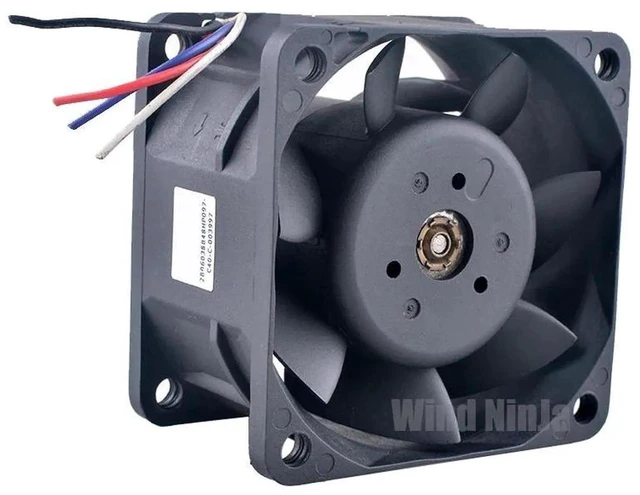 Main image of 2B06038B48H 60x60x38mm DC48V 0.35A 4Pin HighSpeed Axial Cooling Fan, 60mm Replacement Fan for Server Power Supply and Industrial Electronic Equipment Heat Dissipation