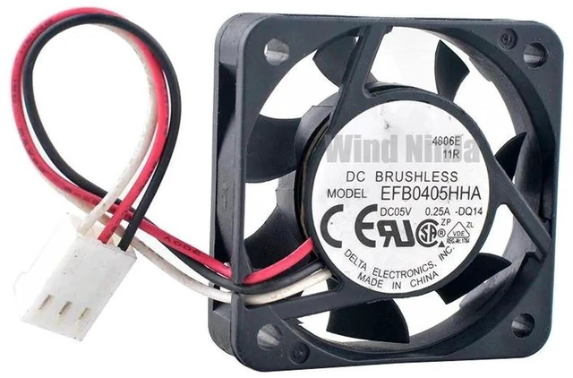 Main image of EFB0405HHA 40x40x10mm DC5V 0.25A 7000RPM 3Pin HighSpeed Axial Cooling Fan, 40mm Replacement Fan for Printer and Power Supply Electronic Hardware Heat Dissipation