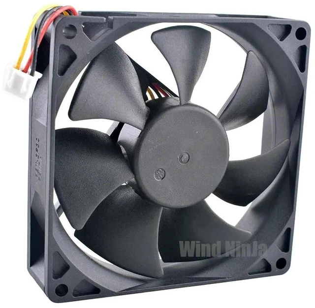 Main image of AD0912LBA76GL 92x92x25mm Dual Ball Bearing Cooling Fan, DC12V 0.13A 3Pin Axial Replacement Fan for Computer Case, Power Supply Unit, Workstation Chassis, Industrial Cabinet & DIY Heat Dissipation