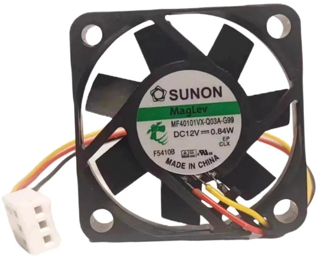 Main image of MF40101VXQ03AG99 4010 Silent Axial Cooling Fan, DC12V 8500RPM Mini Replacement Fan for Industrial Control Equipment, Motherboard, Inverter Power Supply, Embedded Device & Compact DIY Heat Dissipatio