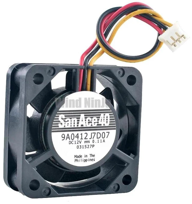 Main image of 9A0412J7D07 40x40x15mm Dual Ball Bearing Axial Cooling Fan, DC12V 0.11A 3Pin Mini Replacement Fan for Power Supply Unit, Industrial Equipment, Embedded Device & Compact DIY Heat Dissipation Projects