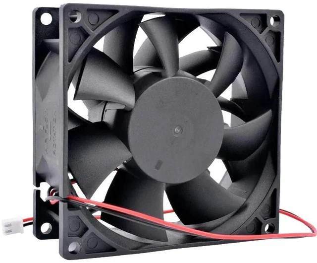 Main image of ACP923824B 92x92x38mm HighSpeed Dual Ball Bearing Cooling Fan, DC24V 0.75A 2Pin Axial Replacement Fan for Chassis, CPU Cooler, Power Supply, Industrial Equipment & DIY Heat Dissipation Projects