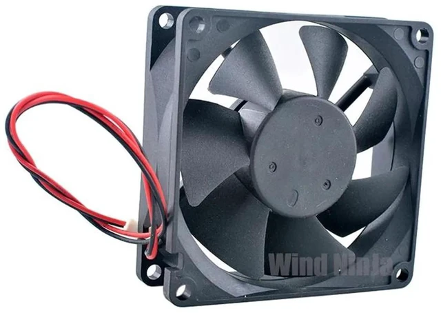 Main image of FD2480S1012E 80x80x25mm Axial Cooling Fan, DC24V 0.22A 2Pin Replacement Fan for Inverter, Power Supply Unit, Industrial Equipment & DIY Heat Dissipation Projects