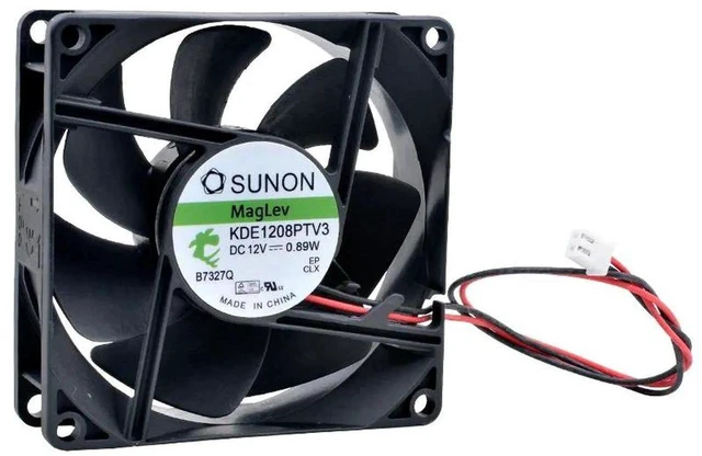 Main image of KDE1208PTV3 80x80x25mm Magnetic Levitation Silent Cooling Fan, DC12V 0.89W Axial Replacement Fan for Power Supply Unit, Computer Chassis & Compact DIY Heat Dissipation Projects