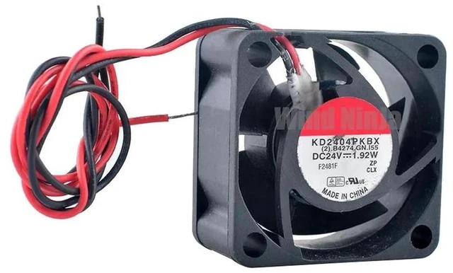 Main image of KD2404PKBX 40x40x20mm 40mm 4cm Dual Ball Bearing Axial Cooling Fan, DC24V 1.92W 2Pin Brushless Replacement Fan for Inverter Power Supply Heat Dissipation