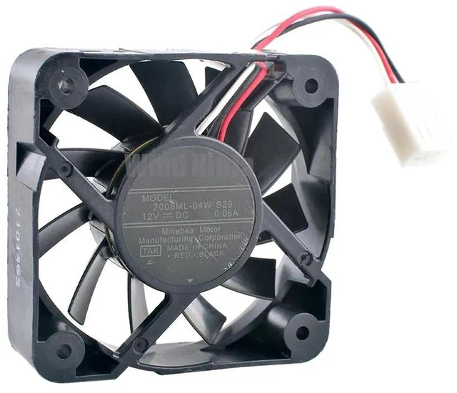 Main image of 2006ML04WS29 50x50x15mm 50mm DC12V 0.08A 3Pin Silent Axial Cooling Fan, 5CM LowNoise Replacement Fan for CPU Modules, Desktop PC Cases and Compact Computer Hardware Heat Dissipation