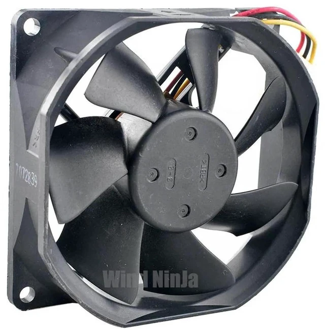Main image of 80mm 80x80x25mm DC 12V 0.10A 3Pin Silent Cooling Fan, Replacement TV Case Fan for TH42PV8C TH42PZ80C Television, Low Noise Brushless Internal Cooling Fan for TV Repair and Heat Dissipation