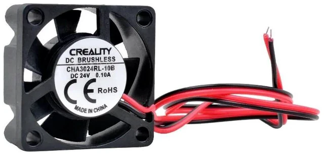 Main image of CHA3024RL10B 30x30x10mm Mini Cooling Fan, DC24V 0.10A 10000RPM 2Wire Dual Ball Bearing Small Replacement Fan for Printers, Cash Registers and Compact Electronic Equipment Heat Dissipation