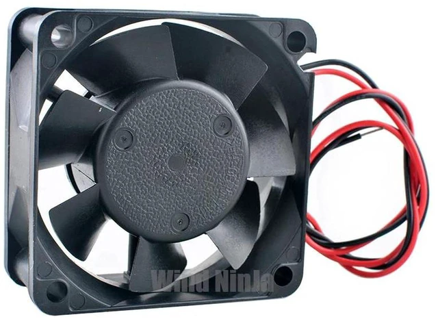 Main image of 60mm DualBall Bearing Axial Cooling Fan DC 12V 0.26A 2Pin 60x60x25mm Replacement Fan 2410ML04WB50, HighDurability Fan for Computer CPU, Power Supply and PC Chassis Internal Heat Dissipation
