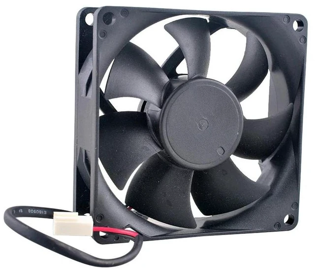 Main image of 80x80x25mm HighSpeed DualBall Cooling Fan DC 12V 0.40A 4000RPM 2Pin Replacement Fan EFC08E12DE001 for Computer Hardware Power Supply Heat Dissipation