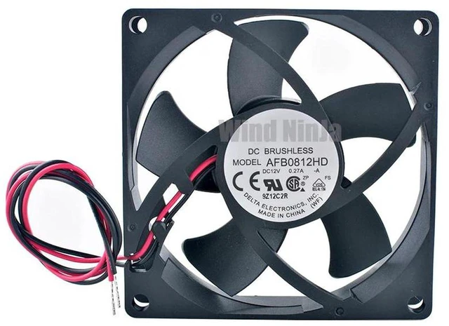 Main image of AFB0812HD Axial Cooling Fan, 80x80x25mm 8cm DC 12V 0.27A 4200RPM Dual Ball Bearing Replacement Vent Fan, HighAirflow Cooler for PC Case, CPU and Power Supply Computer Hardware Heat Dissipation