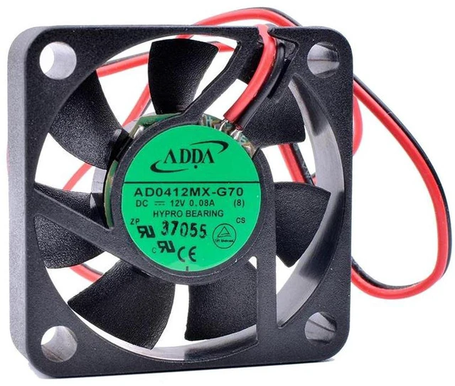 Main image of AD0412MXG70 40mm 4010 12V 0.08A 2Pin Ultra Quiet Cooling Fan, 40x40x10mm DC Brushless Fan for Computer Motherboard Northbridge Southbridge Chipset Heat Dissipation Replacement