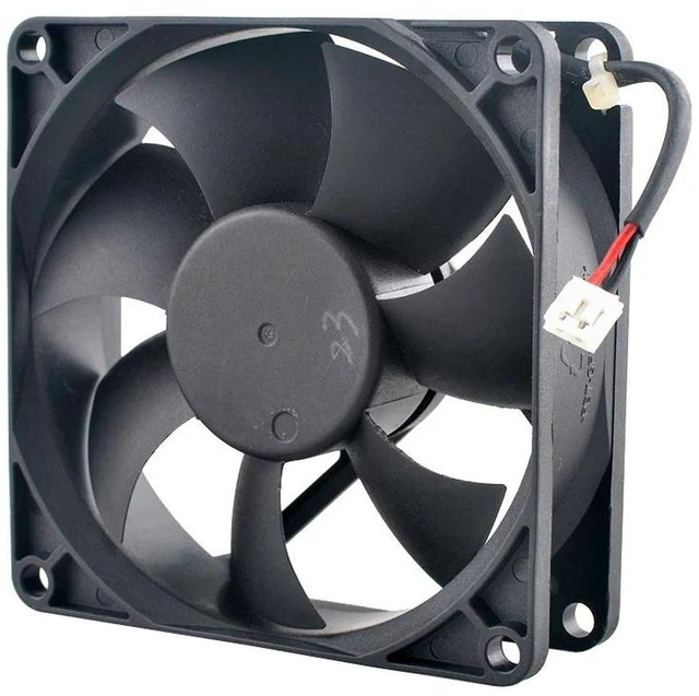 Main image of PVA080G12P Axial Cooling Fan, 80x80x25mm 80mm DC 12V 0.32A 2Pin Brushless Replacement Fan for Power Recorder, Compact Industrial Equipment Heat Dissipation