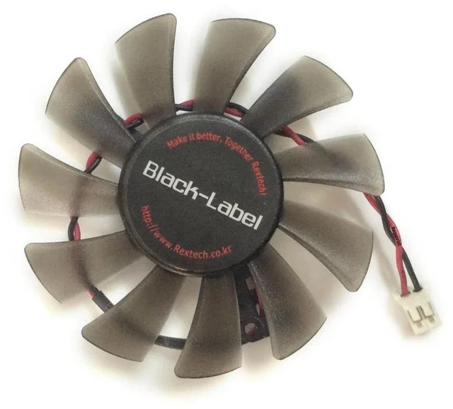 Main image of DF0601012SEG2C01 GPU Cooling Fan, 60x60x10mm DC 12V 0.24A 2Pin Brushless Replacement Fan for 6010 Graphics Card Video Card Heat Dissipation Repair