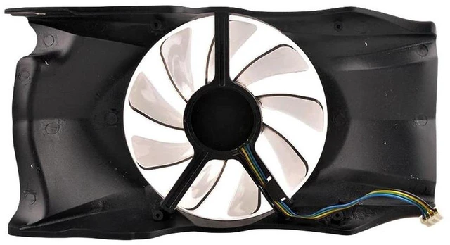 Main image of T129215DU (AF786dR) Graphics Card Cooling Fan DC 12V 0.50A 4Pin PWM Brushless GPU Replacement Fan for GTS450, GTS450SE D5, GTX550TI Video Card Cooler Repair Replacement Parts