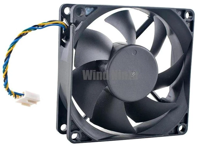 Main image of FB8025SU AFA73bR 8025 80x80x25mm DC 12V 0.60A 4Pin PWM 4500RPM HighSpeed Brushless Cooling Fan 80mm Replacement Fan for Server Chassis, CPU, Computer Hardware Heat Dissipation Parts