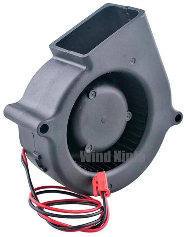 Main image of FW1275S1142S 7530 75x75x30mm DC 12V 0.70A HighSpeed 2Pin Centrifugal Blower Cooling Fan 75mm Brushless Replacement Fan for Humidifier, Oven, Household Appliance Internal Heat Dissipation Repair Par