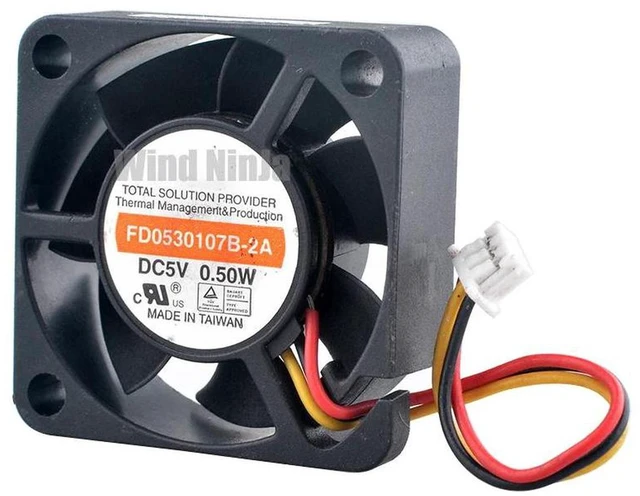Main image of FD0530107B2A 3010 Miniature Cooling Fan 30x30x10mm 3CM DC5V 0.50W 3Pin Ball Bearing Brushless Axial Fan Replacement for Motherboard, Projector, Small Compact Electronic Equipment Cooling