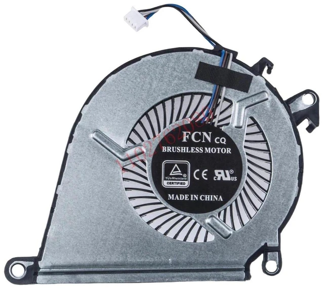 Main image of Laptop CPU Cooling Fan Replacement Part Number 813956002 for HP 15AX 15AX000 15AX030TX 15AX020CA 15AX039NR 15AX252NR Series Notebook, DC5V 4Pin Internal Brushless CPU Cooler Repair Spare Part