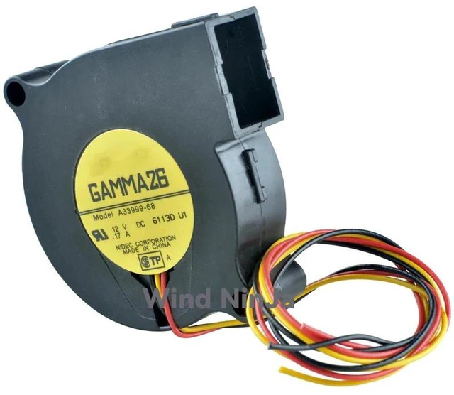 Main image of A3399968 5015 Centrifugal Cooling Fan 50x50x15mm 5CM DC12V 0.17A Brushless Blower Fan Replacement for Projector, Printer, Compact Precision Electronic Equipment Heat Dissipation