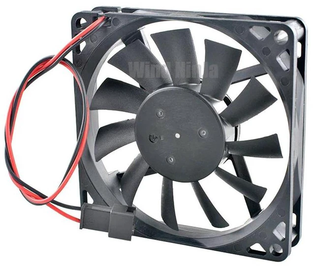 Main image of DJT80RBAS5S02 8015 Axial Cooling Fan 80x80x15mm 8CM DC12V 0.04A 2Pin Brushless Silent Replacement Fan for Refrigerator, Compact Household Appliance Heat Dissipation System