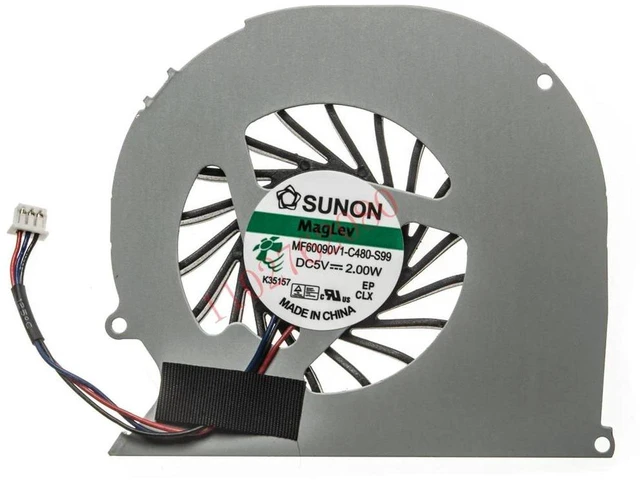 Main image of Laptop CPU Cooling Fan for Dell Vostro 3560, Inspiron 15R 5520 5525 7520 Notebook, DC5V 4Pin Brushless Internal Cooler Replacement Spare Part