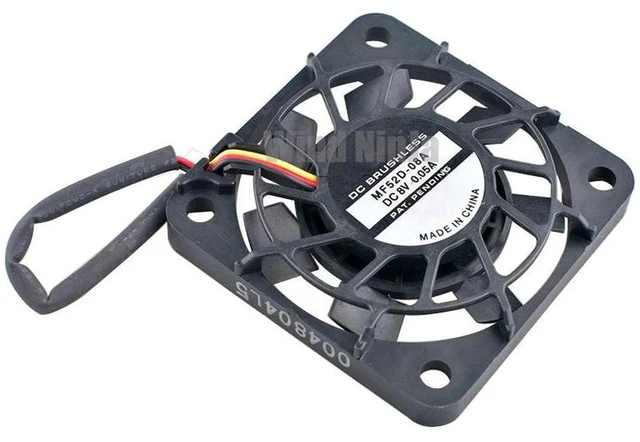 Main image of MF52D08A 52mm Axial Silent Cooling Fan 52x52mm 5.2CM DC8V 0.05A 3Pin Brushless Replacement Fan for Printer Compact Office Equipment Internal Heat Dissipation
