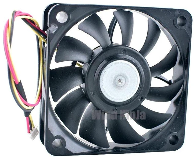 Main image of U60R12MGCB52J24 Y0242054C 6015 Axial Cooling Fan 60x60x15mm 6CM DC12V 0.16A 3Pin Brushless Replacement Fan for Projector Chassis, CPU Compact Equipment Heat Dissipation