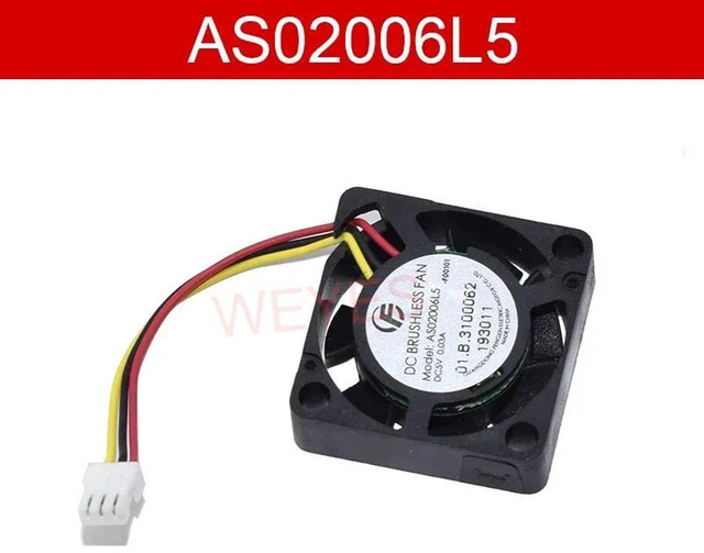 Main image of AS02006L5 Mini Cooling Fan 20x20x6mm 2CM UltraThin DC5V 0.03A 3Pin Brushless Micro Axial Cooling Fan, Small Replacement Cooler for MiniITX Boards, Tiny Electronic Devices, DIY Heat Dissipation