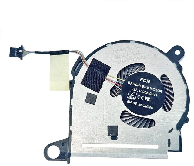 Main image of Laptop CPU Cooling Fan Part Number 855966001, 4Pin DC5V 0.5A Replacement Cooler for HP 13U M3U001DX M3U018TU Series Laptops, Internal CPU Heatsink Fan Repair Accessory
