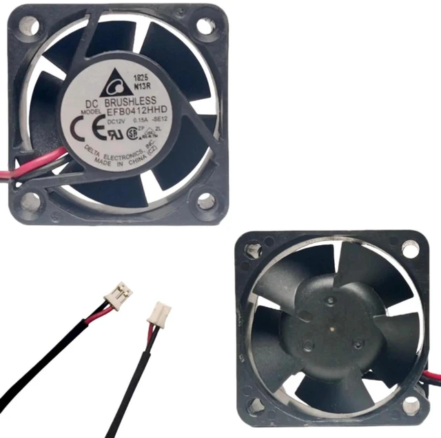 Main image of EFB0412HHD 40x40x20mm HighSpeed Dual Ball Bearing Cooling Fan DC12V, 40mm Axial Replacement Cooler for Compact Electronic Products Internal Heat Dissipation Repair Hardware