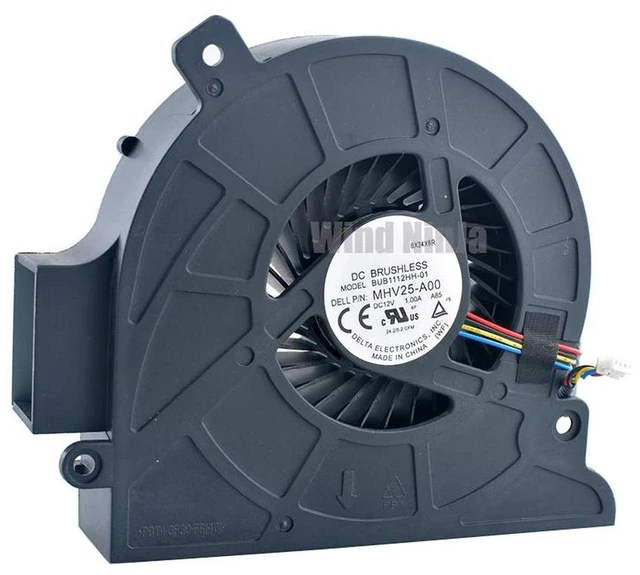 Main image of BUB1112HH01 MHV25A00 DC12V 1.00A 4Pin AllinOne CPU Cooling Fan, Replacement CPU Cooler Fan for Dell OptiPlex 3240 3440 7440 AIO Desktop, Internal CPU Heat Dissipation Repair Spare Part