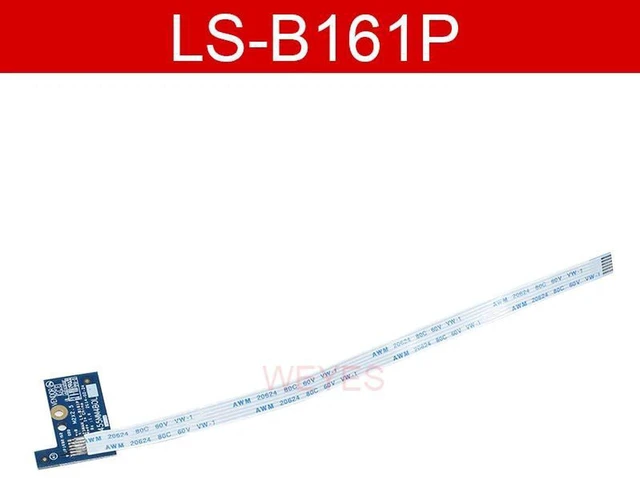 Main image of LSB161P 455MM4BOL Power Button Switch Board with Flex Cable, Replacement Laptop PowerONOFF Board for Acer Aspire E5511, E5531, E5571, E5571G Notebook PowerKey Repair Spare Part