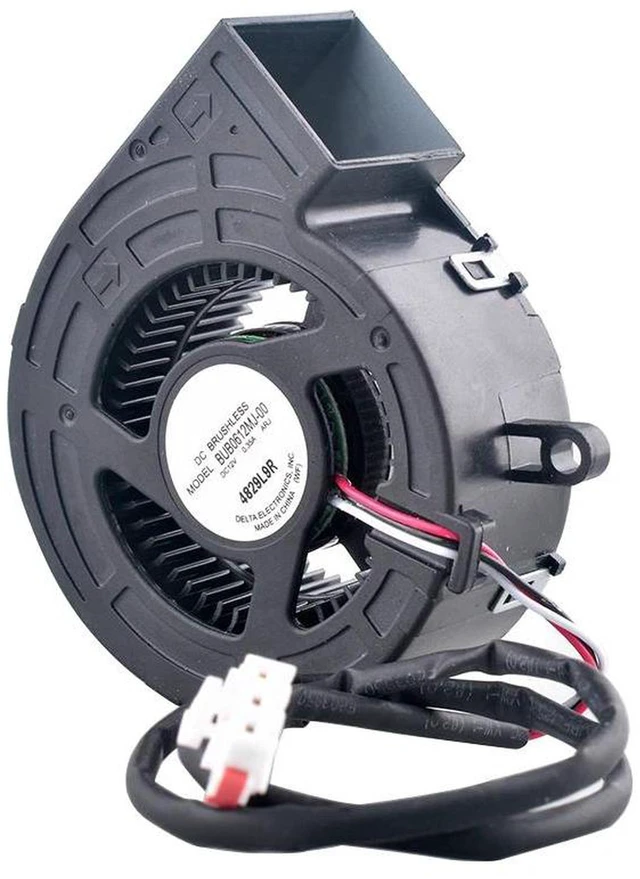 Main image of BUB0612MJ00 0Z08L8R 60x60x25mm 60mm Centrifugal Blower Fan, DC 12V 0.30A 3Pin Evaporator Fan Motor, Replacement Dishwasher Dryer Blower for DW80R5060 DW80R5061 Appliance Drying System Repair Spare