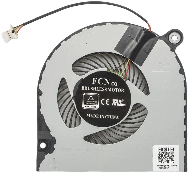 Main image of 23.HGLN7.001 Replacement CPU Cooling Fan, Internal Notebook Cooler for Acer Aspire 5 A51555T, A51555G, A51546, A51555 Laptop Thermal System Repair Spare Part