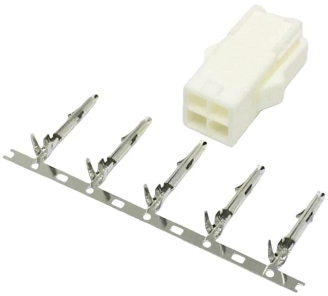 Main image of JZSPCK19 Encoder Plug Connector, 4Pin Female Servo Encoder Connector for 7thGeneration Servo Drive Motor Encoder Signal Harness Wiring Replacement Projects