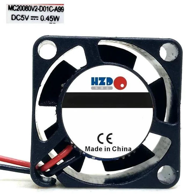 Main image of 2008 20x20x8mm Mini DC Axial Cooling Fan MF20080V11000UA99 DC5V 2Wire Replacement Fan, UltraSmall Compact Fan for Router, 3D Printer and Mini Electronic Device Heat Dissipation