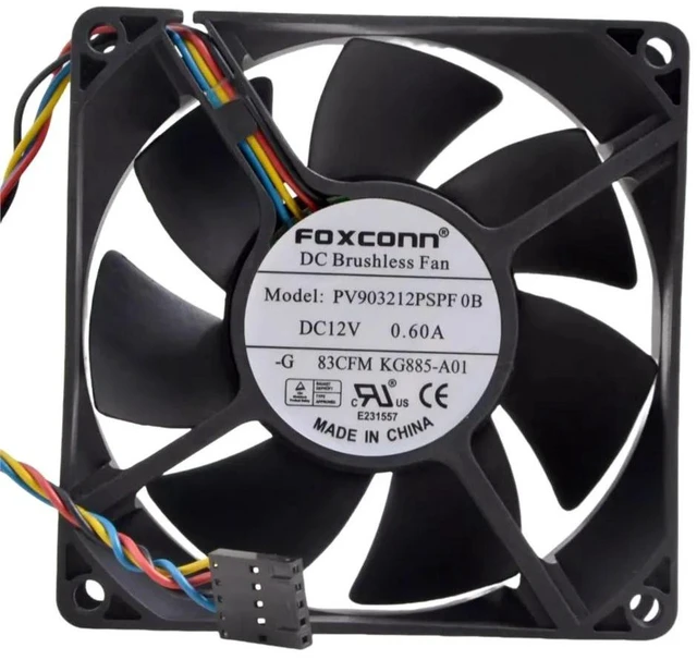 Alt view image 2 of 2 - 9733 Centrifugal Turbine Blower Fan KF9733L24B, 9cm DC 24V Brushless Dual Ball Bearing Cooling Fan, High Static Pressure Turbine Fan for Industrial Equipment Ventilation Heat Dissipation Replacement