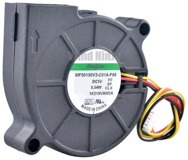 Main image of MF50150V3C01AF99 50x50x15mm 50mm Centrifugal Blower Fan, DC 5V 0.54W 5cm Replacement Cooling Fan with AutoRestart RType for Steam Equipment and Compact Electronic Heat Dissipation