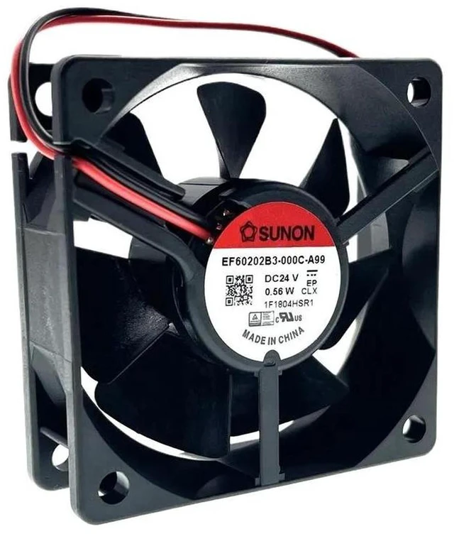 Main image of EF60202B3000CA99 60x60x20mm 6020 Dual Ball Bearing Cooling Fan, DC 24V 0.56W Ultrasilent 60mm Replacement Fan, Quiet Ventilation Fan for Compact Electronic and Industrial Equipment Heat Dissipation