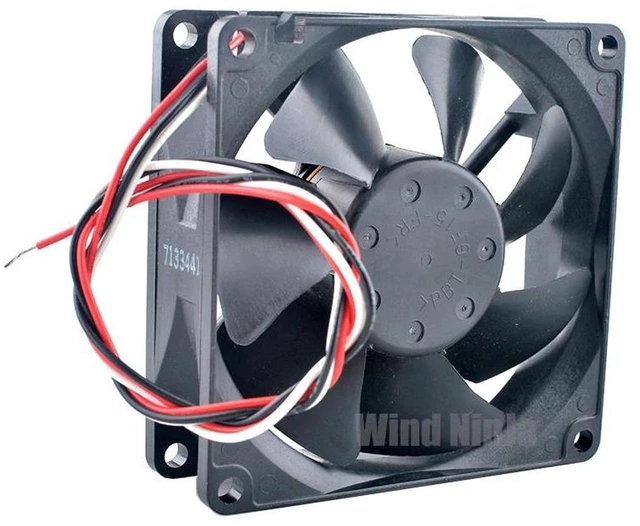 Main image of 3110KL04WB69 80x80x25mm 80mm Dual Ball Bearing Cooling Fan, DC 12V 0.34A 3Pin Replacement Fan for Industrial Computer, Power Supply and Industrial Equipment Heat Dissipation