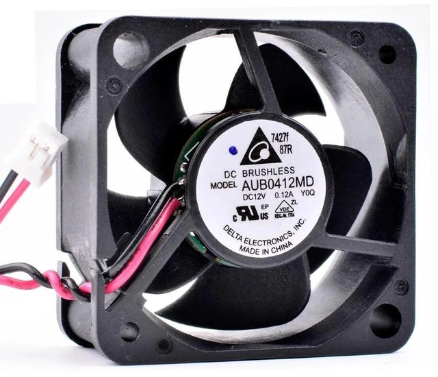 Main image of AUB0412MD 40x40x20mm 40mm Axial Cooling Fan, DC 12V 0.12A 4CM Replacement Ventilation Fan for Computer Case, CPU Heatsink and Power Supply Compact Space Heat Dissipation