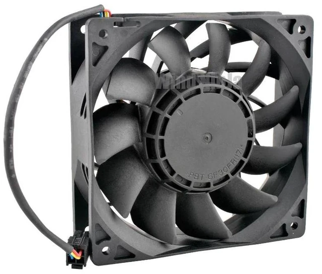 Main image of PFC0381B1Q18ASE9 RD0190553109 120x120x38mm 120mm DC12V 4Pin PWM Server Cooling Fan, HighPerformance 12cm Axial Replacement Fan for Server Chassis, Power Supply and Industrial Cabinet Cooling