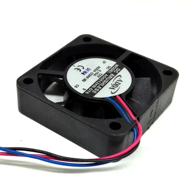 Main image of AD0512HBD76 Replacement 50x50x10mm DC 12V 0.10A Dual Ball Bearing Cooling Fan, 50mm 5010 Silent Brushless Fan for PC Case, Power Supply, Small Electronic Equipment Heat Dissipation Ventilation Fan
