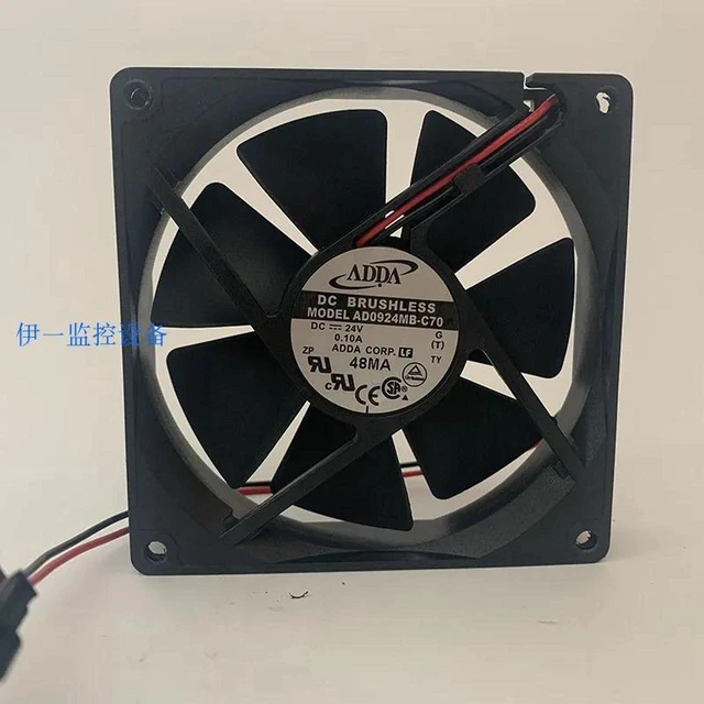 Main image of AD0924MBA70GL 90x90x25mm DC 24V 0.1A Silent Axial Cooling Fan, 90mm 9025 Brushless Replacement Fan for Power Supply, Inverter, PC Chassis Industrial Electronic Equipment Heat Dissipation Ventilation