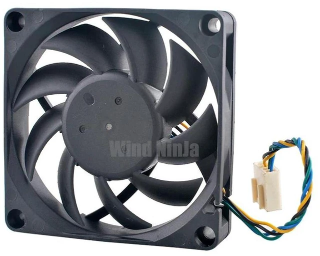 Main image of 2Pack AFB0712HHB 70x70x15mm DC 12V 0.45A 4Pin PWM Axial Cooling Fans, 70mm Brushless Replacement Fans for CPU Cooler, PC Chassis Desktop Computer Heat Dissipation Ventilation Repair Spare Parts