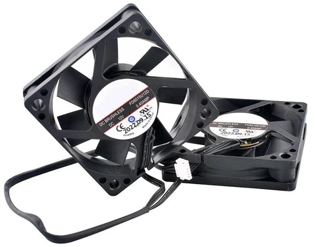 Main image of FD6015U12D 60x60x15mm DC 12V 0.40A Dual Ball Bearing HighSpeed Axial Cooling Fan, 60mm 6015 Brushless Replacement Fan for Motherboard, PC Case Compact Computer Hardware Heat Dissipation Ventilation