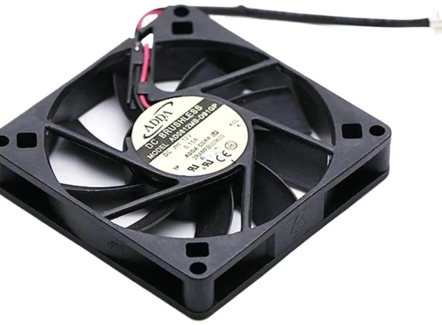Main image of AD0812MBD91GP 80x80x15mm DC 12V 0.15A 2Wire UltraThin Compact Cooling Fan, 80mm 8015 Brushless Replacement Fan for PC Chassis Electronic Equipment Heat Dissipation Ventilation Fan
