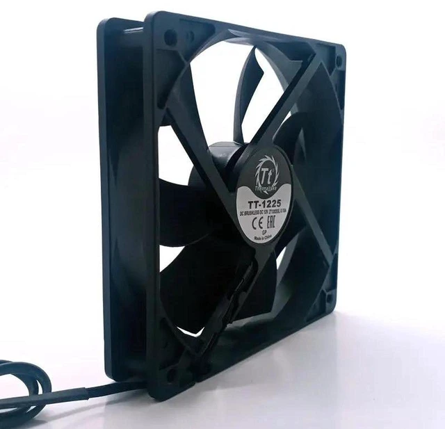 Main image of 120mm 120x120x25mm Ultra Quiet 3Pin Cooling Fan Replacement for Thermaltake TT1225, 12CM Silent Fan for Desktop CPU Water Cooler, PC Chassis Heat Dissipation